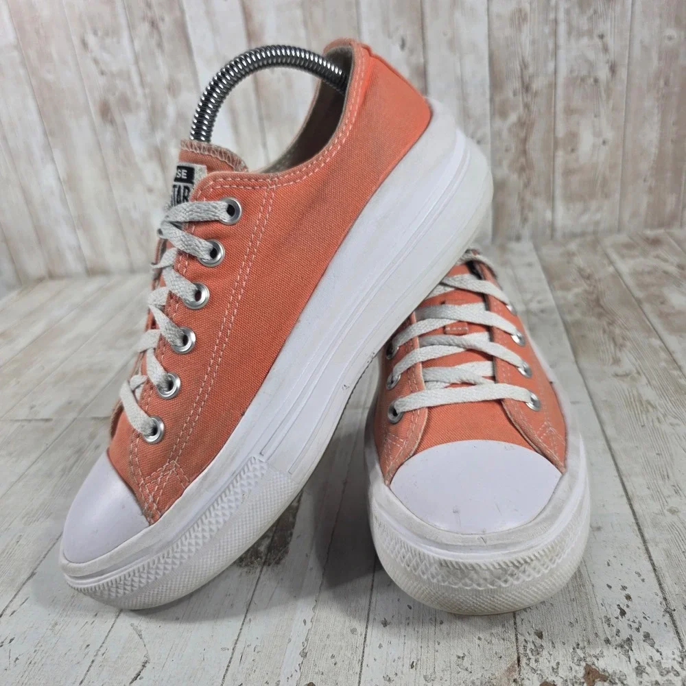 Converse‎ All Star Move Platform Sneakers Terra Orange Low Top 572723C Womens 9